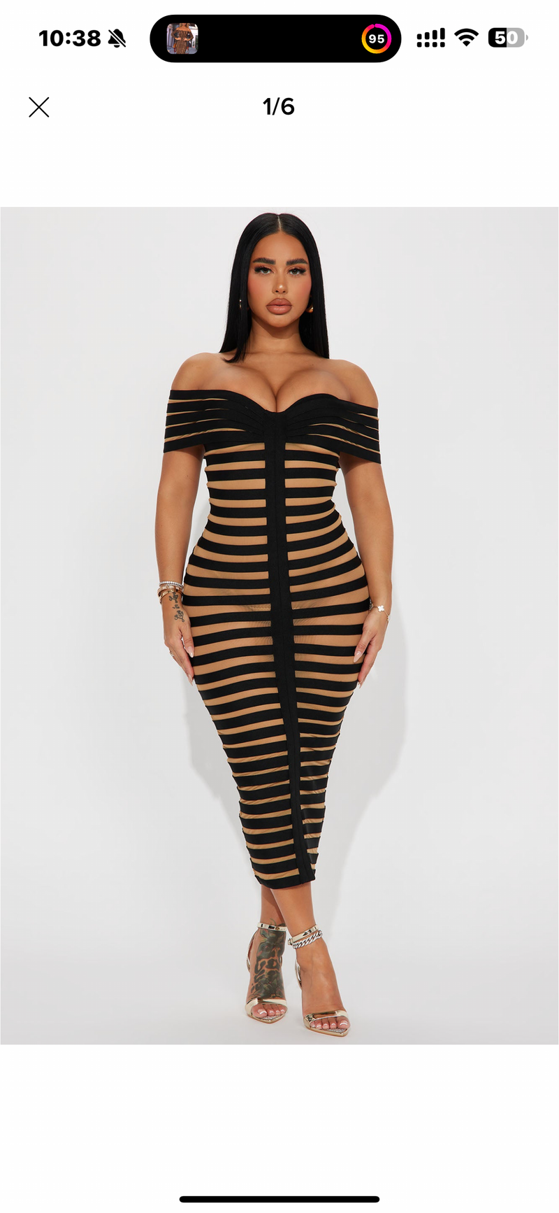 Navaeh Bandage Midi Dress