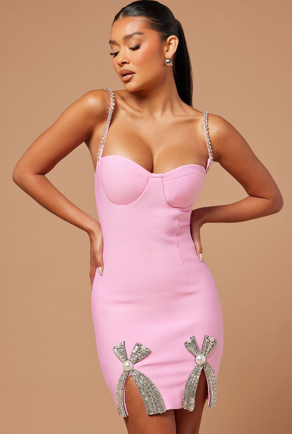 Perla Bandage Mini Dress