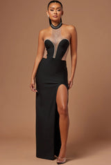 Blair Embellished Bandage Gown