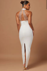 Lina Embellished Bandage Maxi Dress